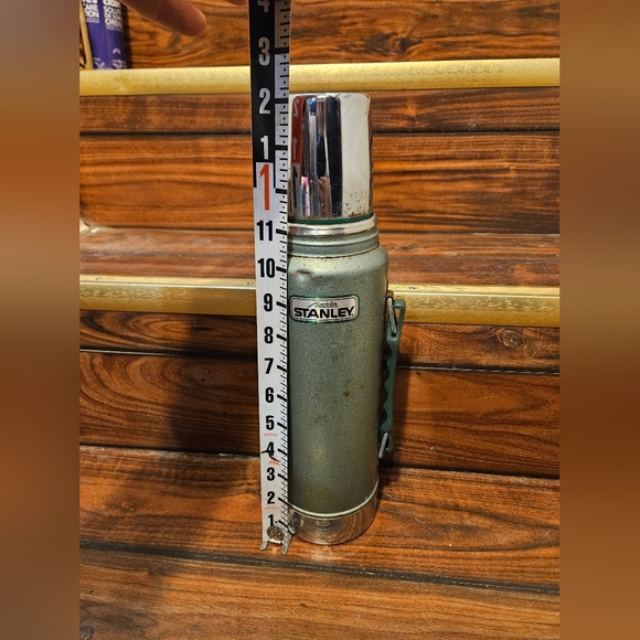 Vintage Stanley Aladdin Thermos A-944DH Green Quart Vintage - Picture 11 of 17